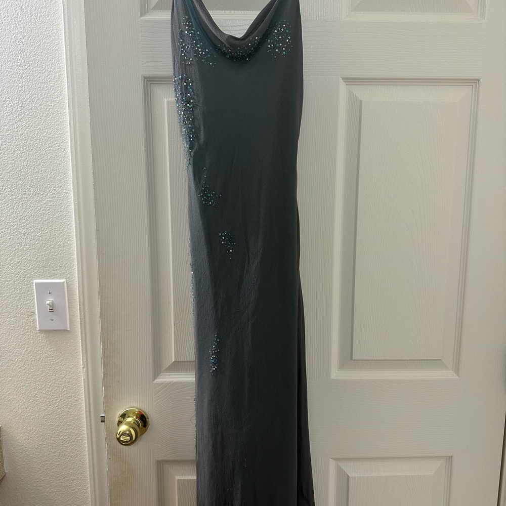 Vintage beaded maxi dress